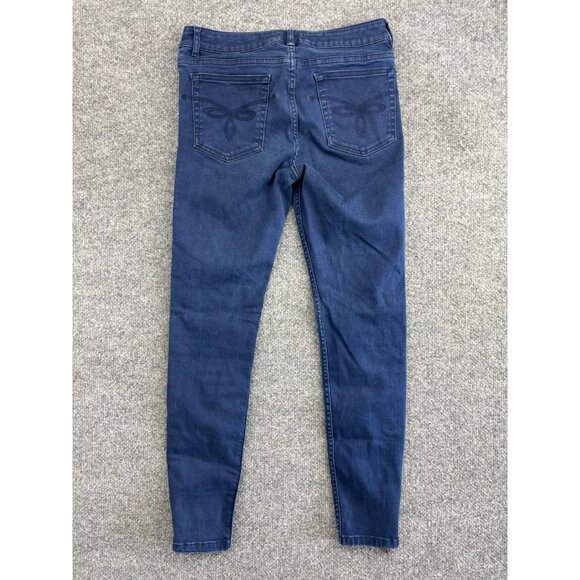 Ted Baker Dariaas Super Skinny Jeans Women's 27 Rinse Wash Jeans Navy Zip Ankle - Picture 8 of 10